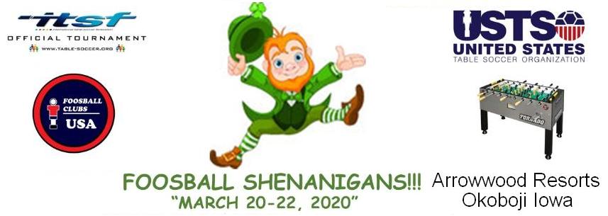 2020 Foosball Shenanigans info
