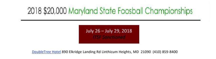 2018 Maryland St. info