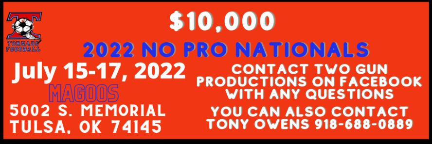 2022 No-Pro Nationals info