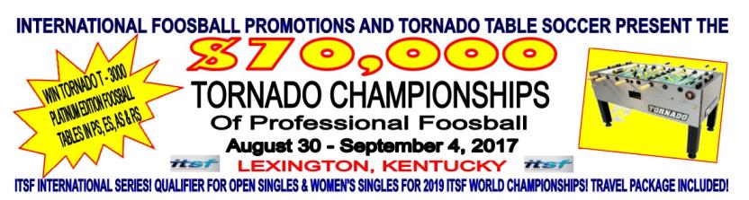 2017 Tornado Championships info
