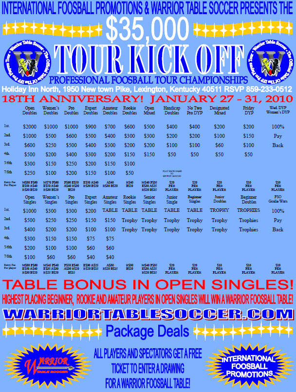 Tour Kickoff PDF Flyer