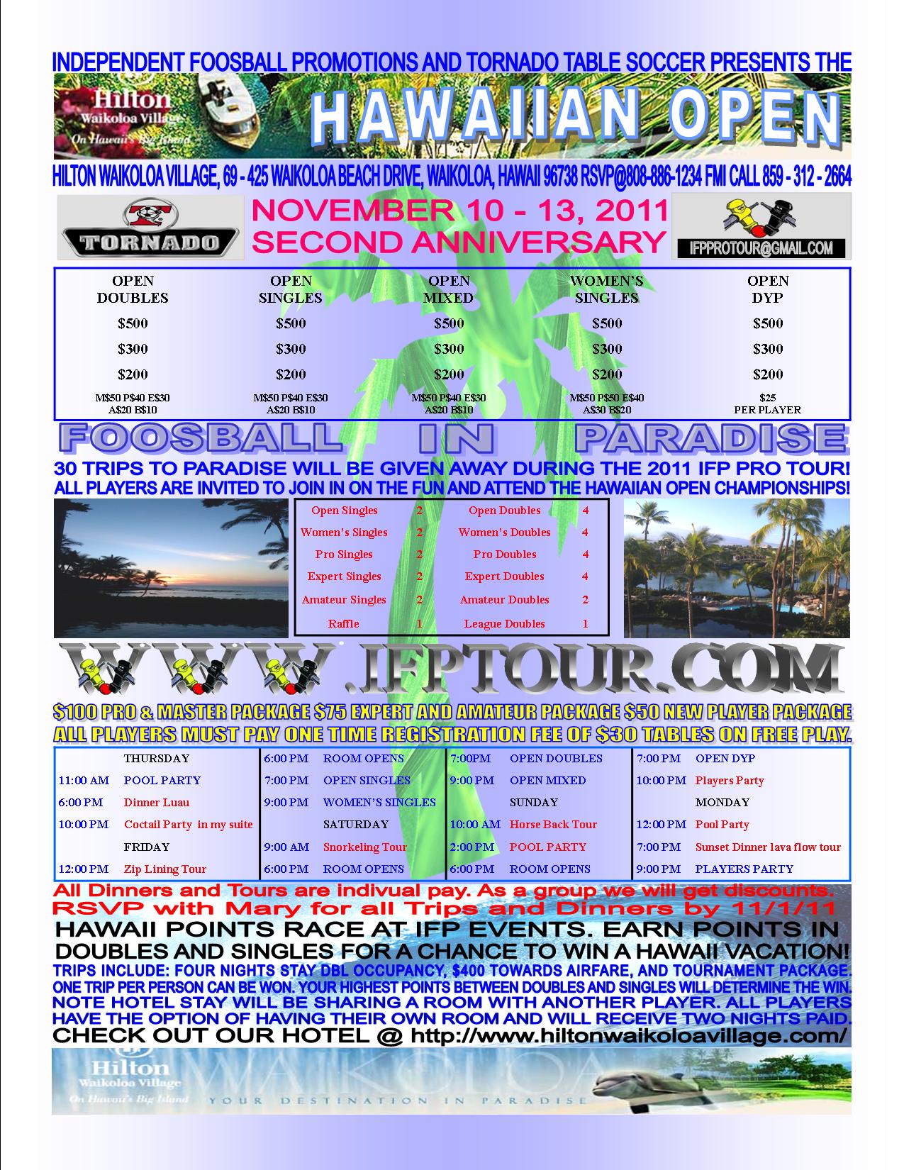 Hawaii Open PDF Flyer